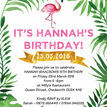 Flamingo Fiesta Birthday Party Invitation additional 3