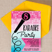Karaoke Themed Birthday Party Invitation additional 2