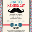 Little Man Naming Day Ceremony Invitation additional 3