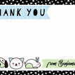 Pet Themed Thank You Card - Blue additional 2