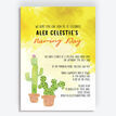 Cactus Naming Day Ceremony Invitation additional 1