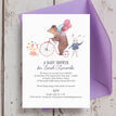 Circus Friends Baby Shower Invitation additional 2