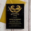 Masquerade Ball 25th / Silver Wedding Anniversary Invitation additional 1