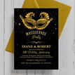 Masquerade Ball 40th / Ruby Wedding Anniversary Invitation additional 1