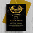 Masquerade Ball 50th / Golden Wedding Anniversary Invitation additional 1