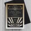 1920s Art Deco 50th / Golden Wedding Anniversary Invitation additional 2