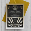 1920s Art Deco 50th / Golden Wedding Anniversary Invitation additional 1