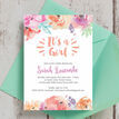 Pastel Floral Baby Shower Invitation additional 3