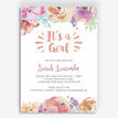 Pastel Floral Baby Shower Invitation additional 1