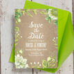 Rustic Greenery Wedding Save the Date additional 4