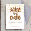 Rose Gold Balloons Wedding Save the Date additional 4