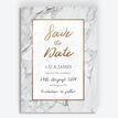 Marble & Copper Wedding Save the Date additional 1