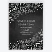 Winter Chalkboard Wedding Save the Date additional 1