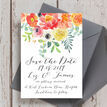Coral & Blush Flowers Wedding Save the Date additional 2
