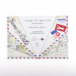 Vintage Airmail Save the Date Paper Airplane additional 5