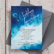Blue Watercolour Wedding Invitation additional 4