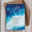 Blue Watercolour Wedding Invitation additional 7
