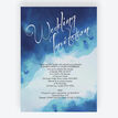 Blue Watercolour Wedding Invitation additional 1