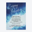 Blue Watercolour Evening Reception Invitation additional 1