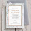 Marble & Copper Wedding Invitation additional 3