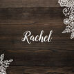 Rustic Wood & Lace Place Cards - Set of 9 additional 1