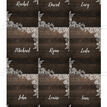 Rustic Wood & Lace Place Cards - Set of 9 additional 2