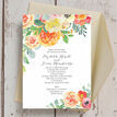 Coral & Blush Flowers Wedding Invitation additional 4