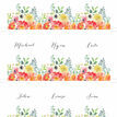 Coral & Blush Flowers Place Cards - Set of 9 additional 2