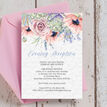 Country Flowers Evening Reception Invitation additional 3