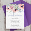 Country Flowers Evening Reception Invitation additional 4