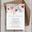 Country Flowers Evening Reception Invitation additional 2