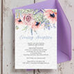 Country Flowers Evening Reception Invitation additional 5
