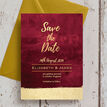 Burgundy & Gold Save the Date additional 3