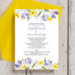 Lilac & Lemon Wedding Invitation additional 4