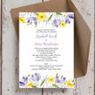 Lilac & Lemon Wedding Invitation additional 5