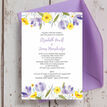 Lilac & Lemon Wedding Invitation additional 3