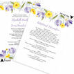Lilac & Lemon Wedding Invitation additional 2