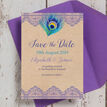 Rustic Peacock Save the Date additional 4