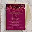 Burgundy & Rose Gold Indian / Asian Wedding Invitation additional 4