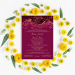 Burgundy & Rose Gold Indian / Asian Wedding Invitation additional 5