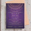 Purple & Gold Indian / Asian Wedding Invitation additional 3