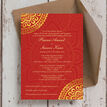 Red & Gold Mandala Indian / Asian Wedding Invitation additional 3