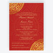 Red & Gold Mandala Indian / Asian Wedding Invitation additional 1