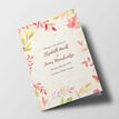 Autumn Leaves Wedding Order of Service Booklet additional 1
