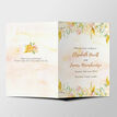 Gold Floral Wedding Order of Service Booklet additional 2