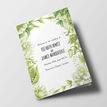 Greenery Wedding Order of Service Booklet additional 1