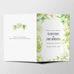 Greenery Wedding Order of Service Booklet additional 2