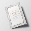 Marble Wedding Order of Service Booklet additional 1