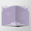 Romantic Lace Wedding Order of Service Booklet additional 2