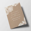 Rustic Lace Wedding Order of Service Booklet additional 1